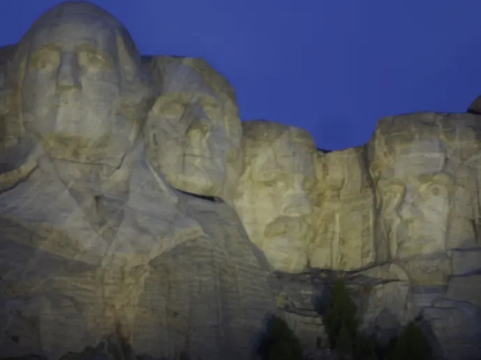 USA mount rushmore