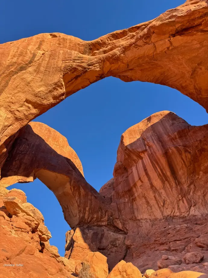 Arches Double arches Utah Parc National
