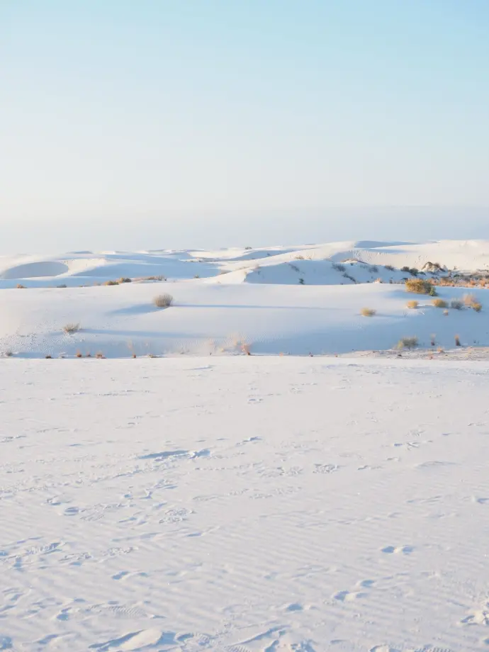 New mexico White sand