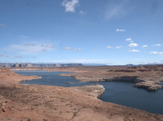 lake powell page arizona eau rivière