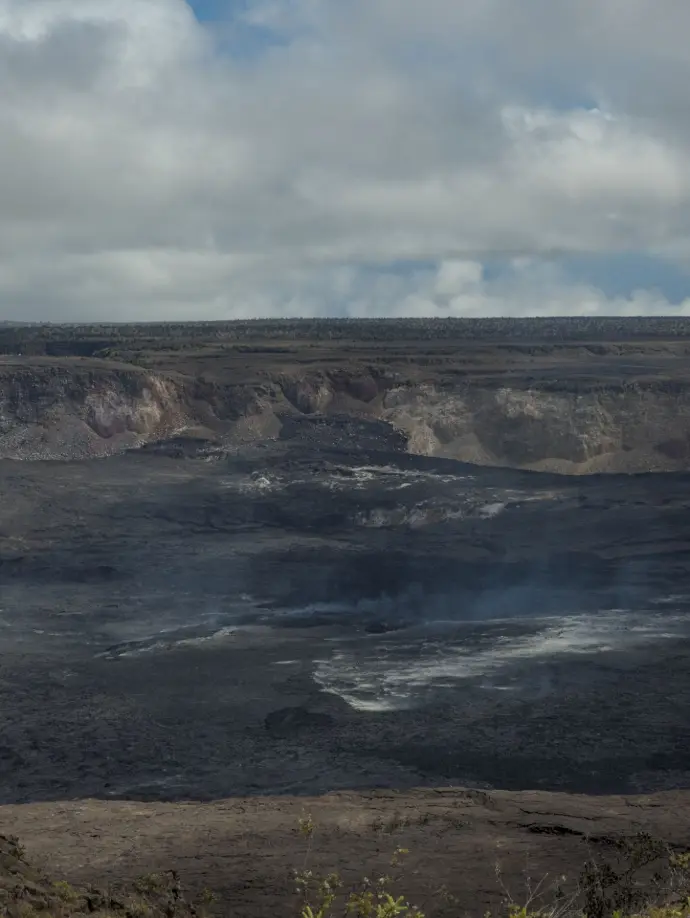 volcan national park hawai éruption lave