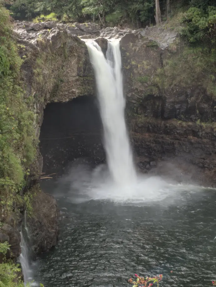 cascade rainbow falls eau water hawai