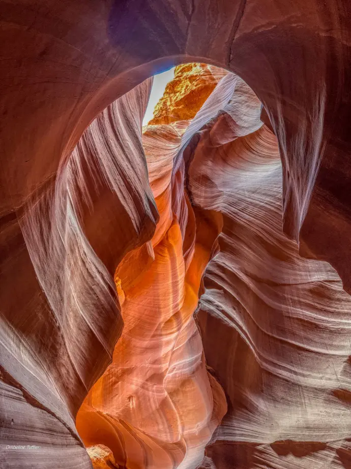 upper anteloppe canyon arizona usa 