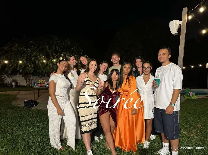 soirée amis philly copains piscine