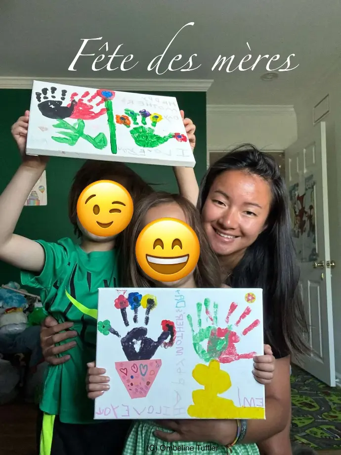 fetes des mères cadeaux peintures enfants