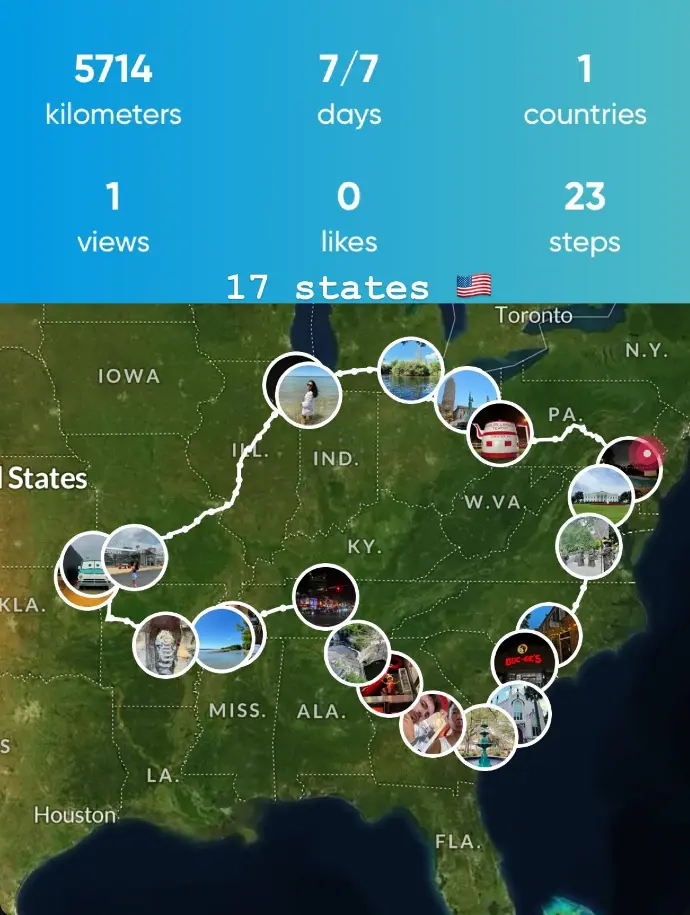 road trip cote est usa
